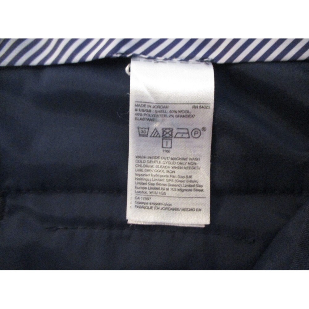 Banana Republic Pants Women's Size 10 Short Blue Tapered Leg - Picture 4 of 6